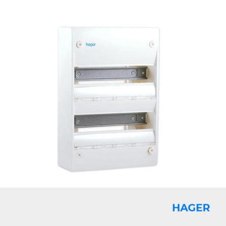 Coffret électrique Hager GAMMA 13 modules 2 rangées Réf GD213A