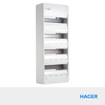 Coffret électrique Hager GAMMA 13 modules 4 rangées Réf GD413A