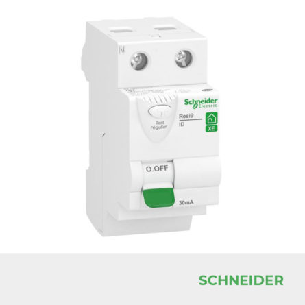 Interrupteur Différentiel 40A 30mA Type A Auto Resi9 XE Schneider Réf. R9ERA240