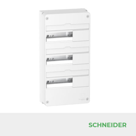 Coffret électrique Schneider RESI9 13 modules 3 rangées Réf R9H13403