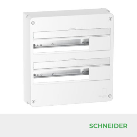 Coffret électrique Schneider RESI9 18 modules 2 rangées Réf R9H18402