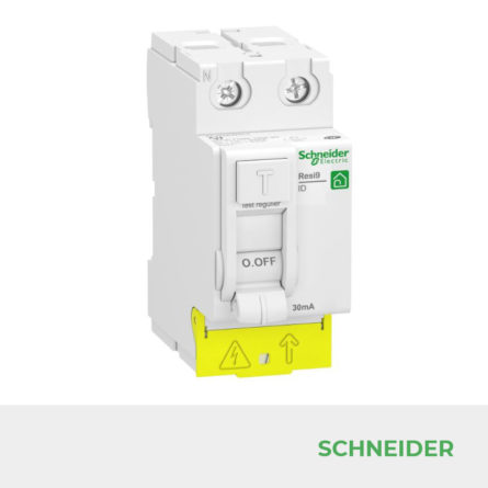 Interrupteur Différentiel 40A 30mA Type AC Resi9 XP Schneider Réf. R9PRC240