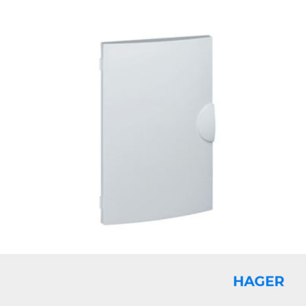 Porte opaque pour coffret électrique Hager GAMMA GD213A Réf. GP213P