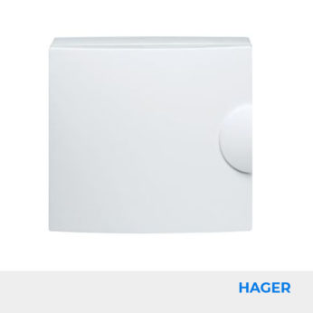 HAGER - Porte opaque pour panneau de contrôle (GA01N) - Réf GP112PN