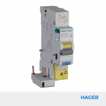 Bloc différentiel 1P+N 25A 30mA Type F HAGER Réf. BDF225F